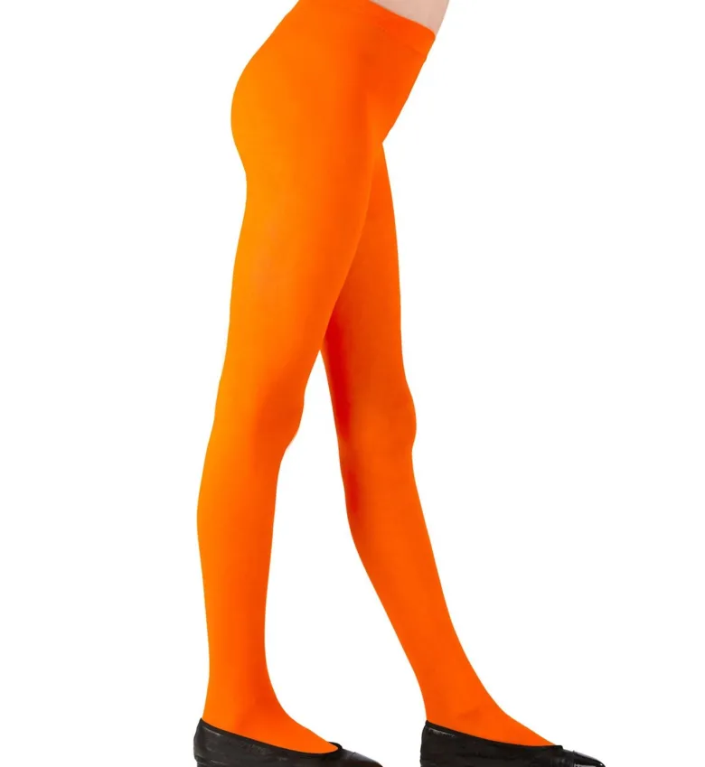 Orange Strømpebukser til Børn