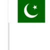 Pakistansk Papirflag på Pind, 27 x 20 cm