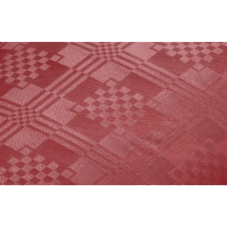 Papirdug: Damask Rulledug Bordeaux, 1.19 x 8M