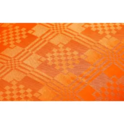 Papirdug: Damask Rulledug Orange, 1.19 x 8M