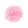 Papir pompom 25cm - lyserød