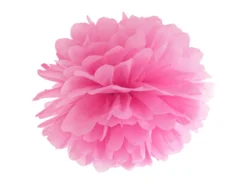 Papir pompom 35cm - pink