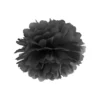 Papir pompom 25cm - sort