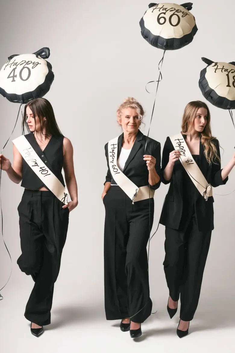 Papir Sash "Milestone" - 60 År
