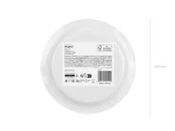 Paptallerkener Røde 18 cm (6 stk.)