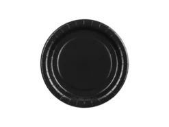 Paptallerkener Sort 18 cm (6 stk.)