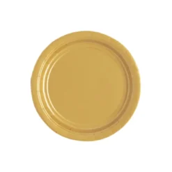 Paptallerkner - Guld, 17.1 cm