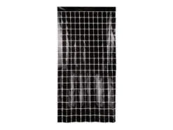 Party Gardin Kvadrat, Sort, 100 X 200 cm