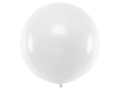 Pastel Hvid Kæmpe Ballon
