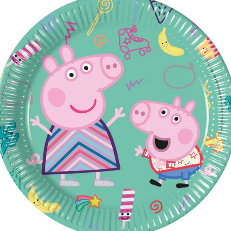 Pastel Peppa Pig - Gurli Gris Pap Kagetallerkner