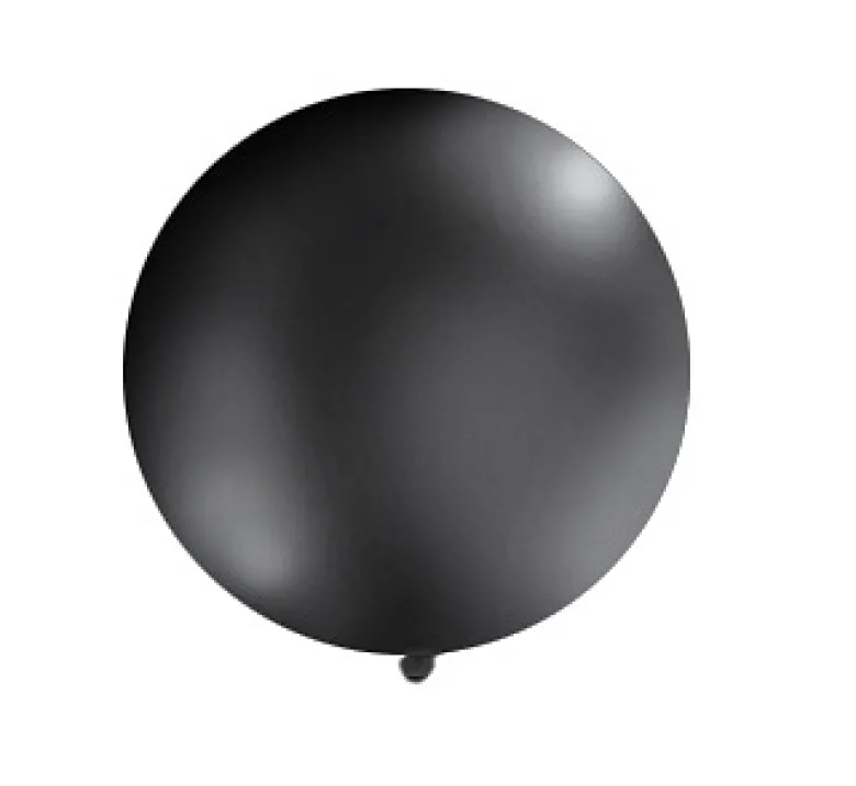 Pastel Sort Kæmpe Ballon