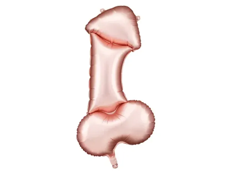 Penis Ballon Rosegold - Polterabend