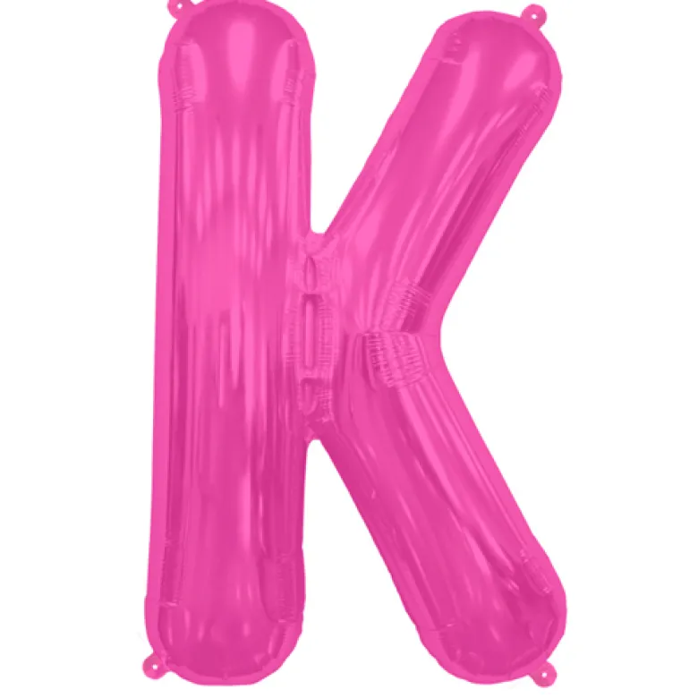 Pink Folie Bogstav "K"