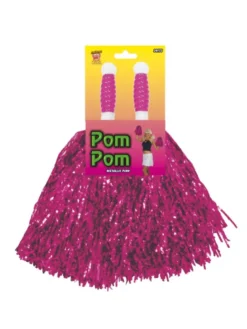 Pink Glitter Pompoms