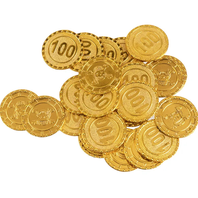 Pirat Guldmønter, 24 stk.