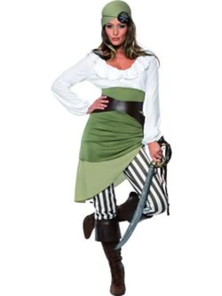 Pirat kostume: Buccaneer dame