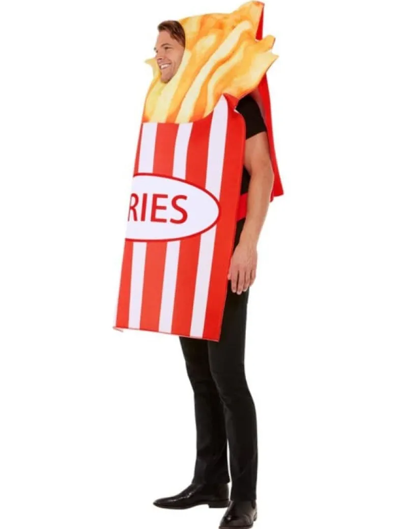 Pommes Frites Kostume Voksen, One Size