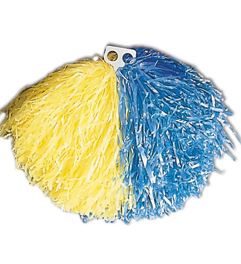 Pompom Gul/Blå