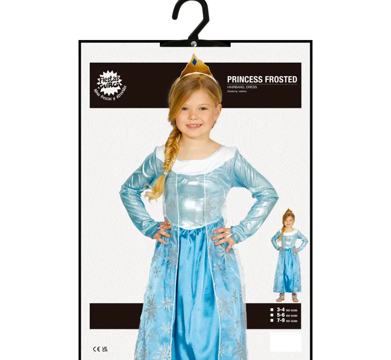 Prinsessekjole "Is Prinsesse" - Kostume Til Piger (3 - 9 år)