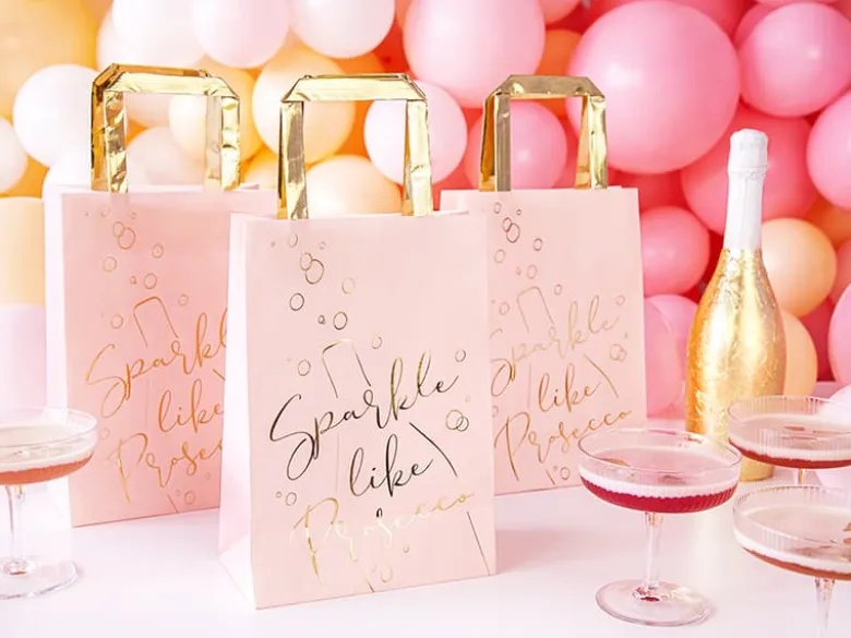 Prosecco Papir Goodiebags, Pakke m/6 stk.