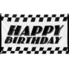 Racer Happy Birthday Banner, 150 x 90cm