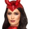 Rød Djævel Hårbøjle, Latex Look