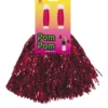 Røde Glitter Pompoms