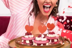Røde Hjerte Cupcake Toppers, 6 stk.