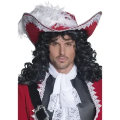 Rød pirat hat