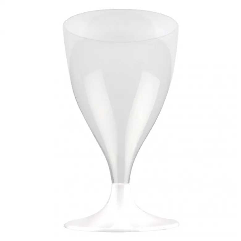 Rødvinsglas m/Hvide Fødder 20cl, 10 stk.