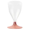 Rødvinsglas m/Rosegold Fødder 20cl, 10 stk.
