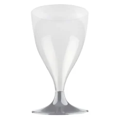 Rødvinsglas m/Sølv Fødder 20cl, 10 stk.