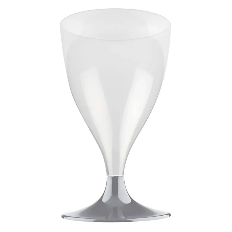 Rødvinsglas m/Sølv Fødder 20cl, 10 stk.