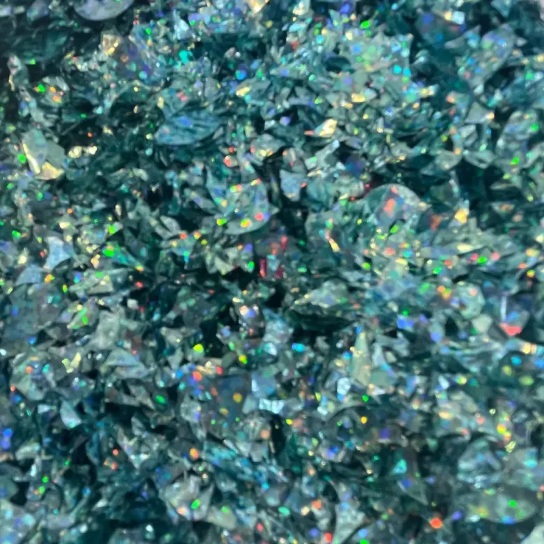Revet Konfetti - Holografisk Lyseblå, 14gr