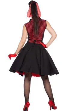 Rockabilly Rizzo Kostume m/Skjorte & Nederdel