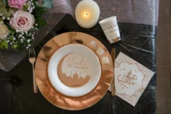 Rosegold Eid Middagstallerkner, 10 stk.