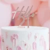 Rosegold "Hello 21" Akryl Kagetopper