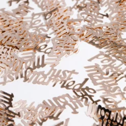 Rosegold "Just Married" Konfetti, 14 gr
