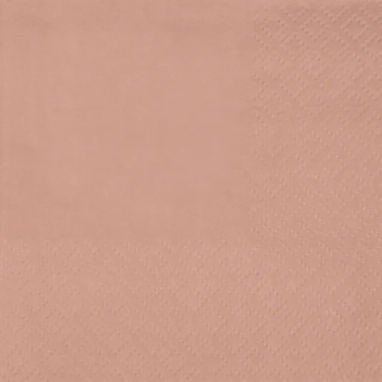 Rosegold Kaffeservietter, 25 stk.
