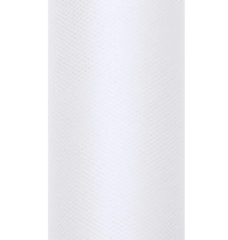 Rulle med hvidt tyl 30cm x 9m