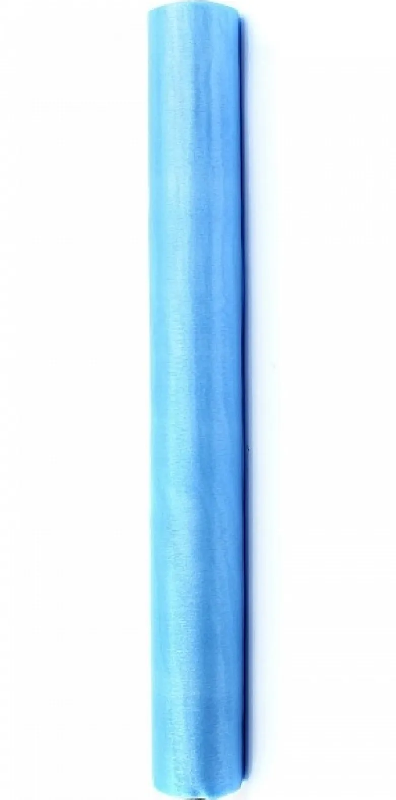 Rulle med lyseblåt organza 0.36 x 9m