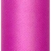 Rulle med mørk pink tyl 0.30 x 9m