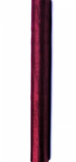 Rulle med vinrødt organza 0.36 x 9m
