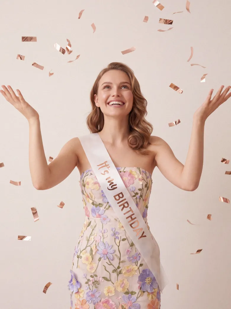 Satin Sash "It's my birthday"