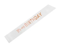 Satin Sash "It's my birthday"