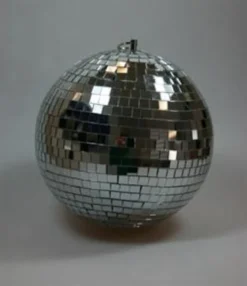 Sølv Discokugle, ø20 cm