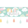 Smilende Sky Babyshower Banner, 50x152 cm