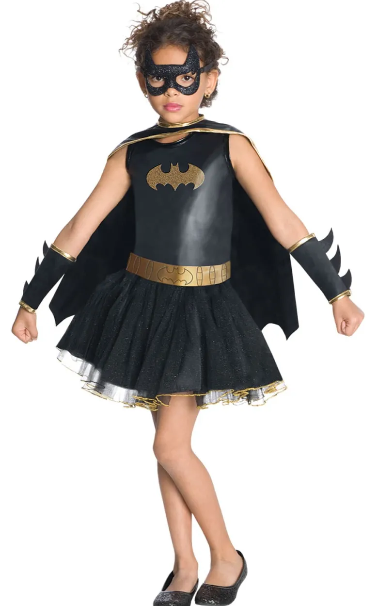 Sort Batgirl m/Guld Detaljer