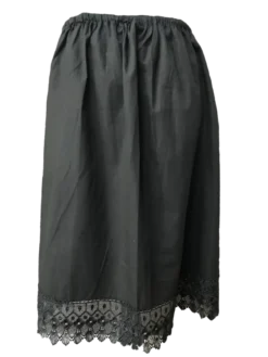 Sort Blonde Underkjole i 100% Bomuld (65cm.)