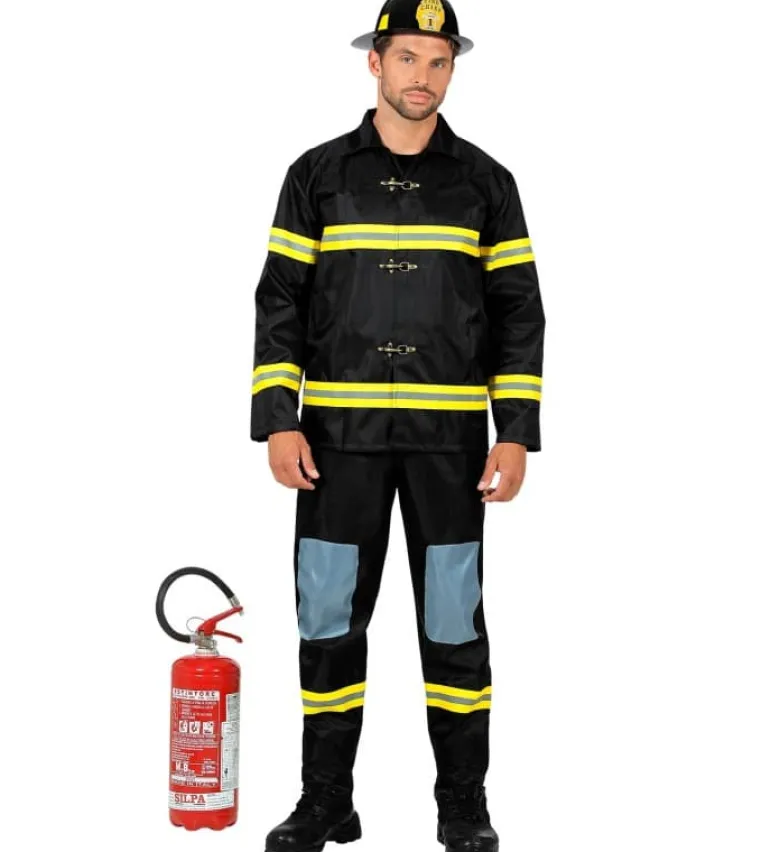 Sort Brandmands Uniform, Voksen